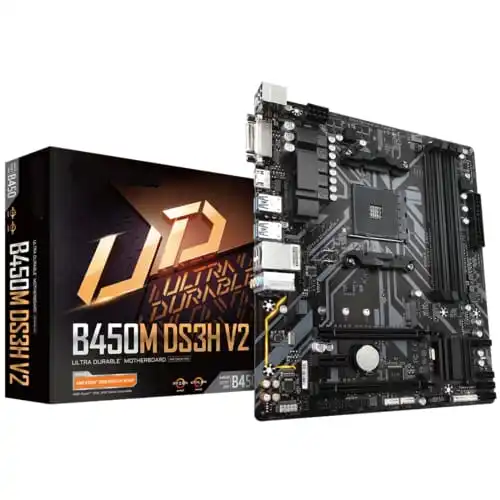 Motherboard B450M DS3H V2 AMD SOCKET AM4 Desktop Boards Gaming Motherboard