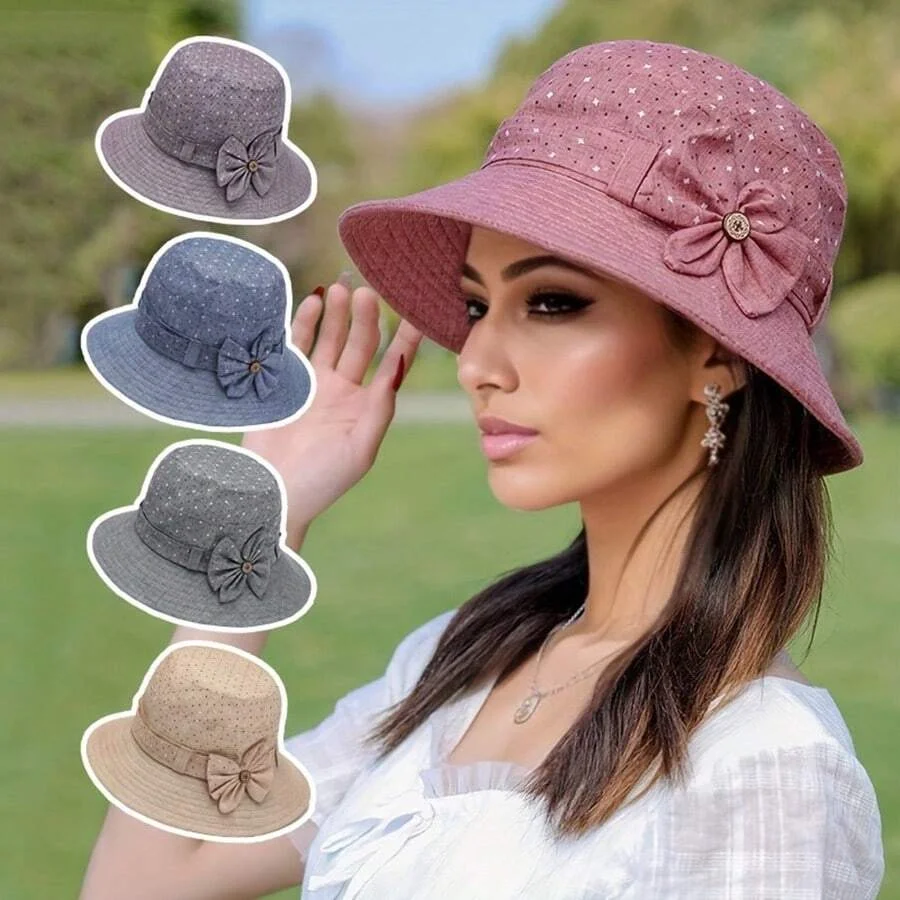 1 all-in-one trend personality fashion simple flowers beautiful ladies hat suitable for going out and everyday wear with fisherm