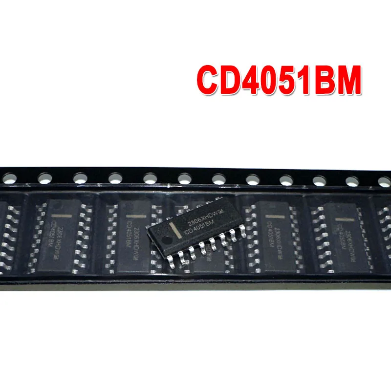 (10pcs) CD4051BM CD4051 CD4069BM CD4069 TI SOP16 8-Channel Analog Multiplexer IC One of Eight Analog Switch Chips