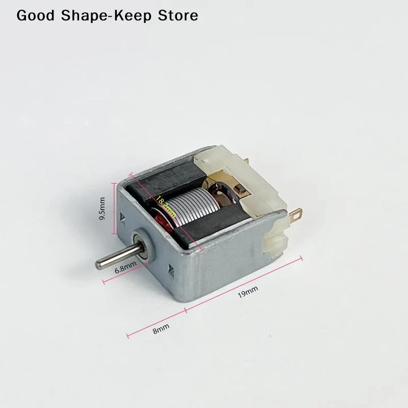 daily3V 6V Micro 18mm Square Motor Bare DC Type Strong Magnetic Engine for DIY Electronic Toy Car Mini Robot Model Making