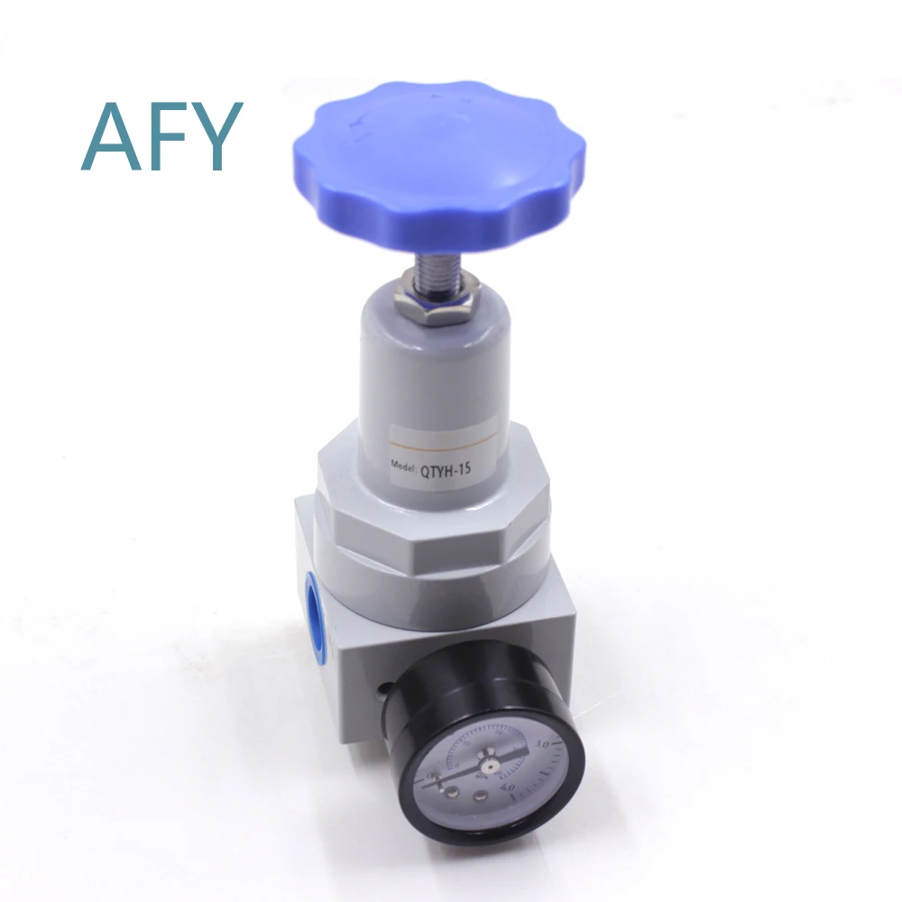 QTYH series adjustable air pressure regulator for pneumatic systems industrial air compressor accessories pressure control