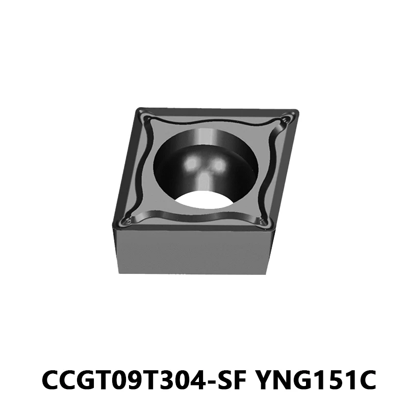 

CCGT09T304 Original Carbide Inserts CCGT CCGT09T304-SF YNG151C CNC Lathe Turning Cutting Tool Turning Blade Machine Cutter