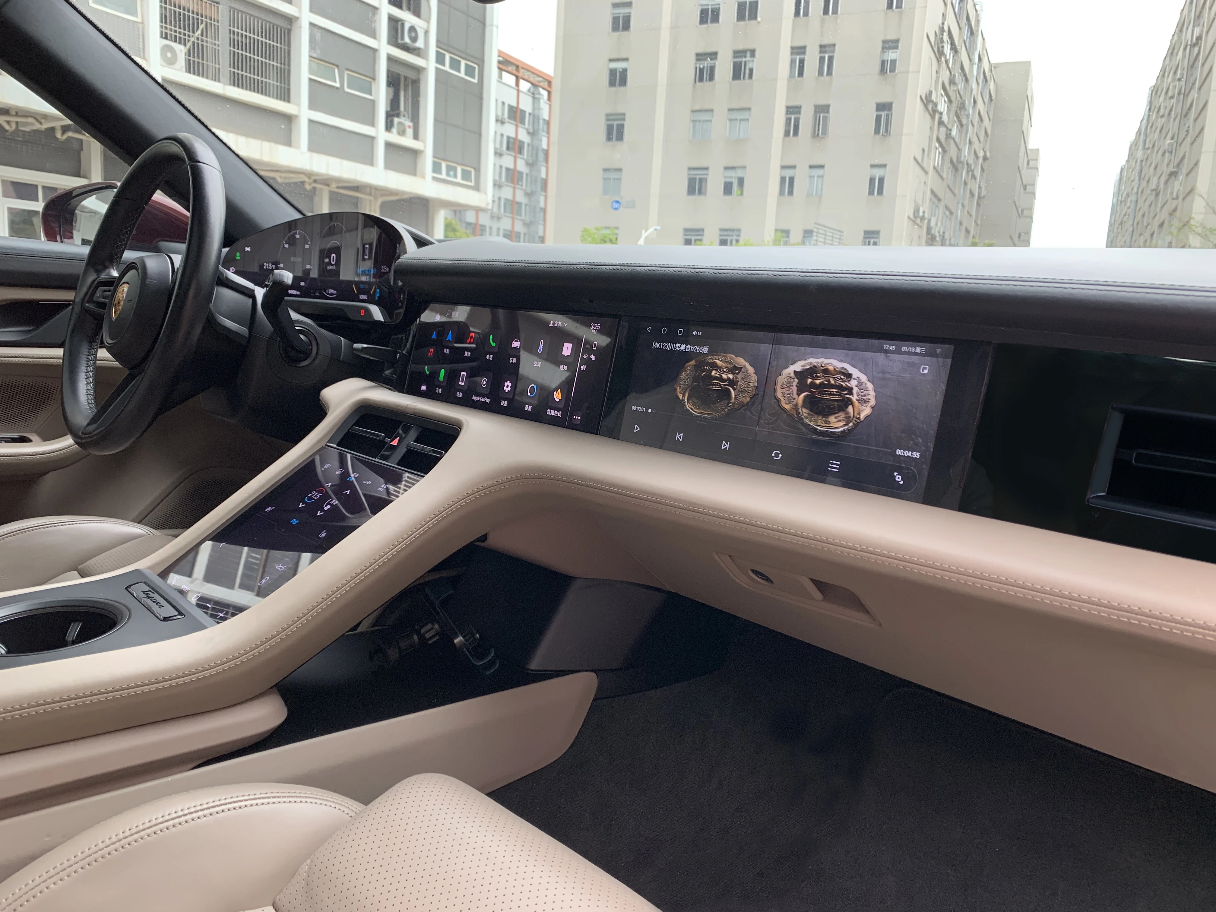 

Android 13.0 GPS Navigation Carplay For Porsche Taycan 2019-2025 Car Radio Passenger Co-pilot Screen Multimedia Player Head Unit