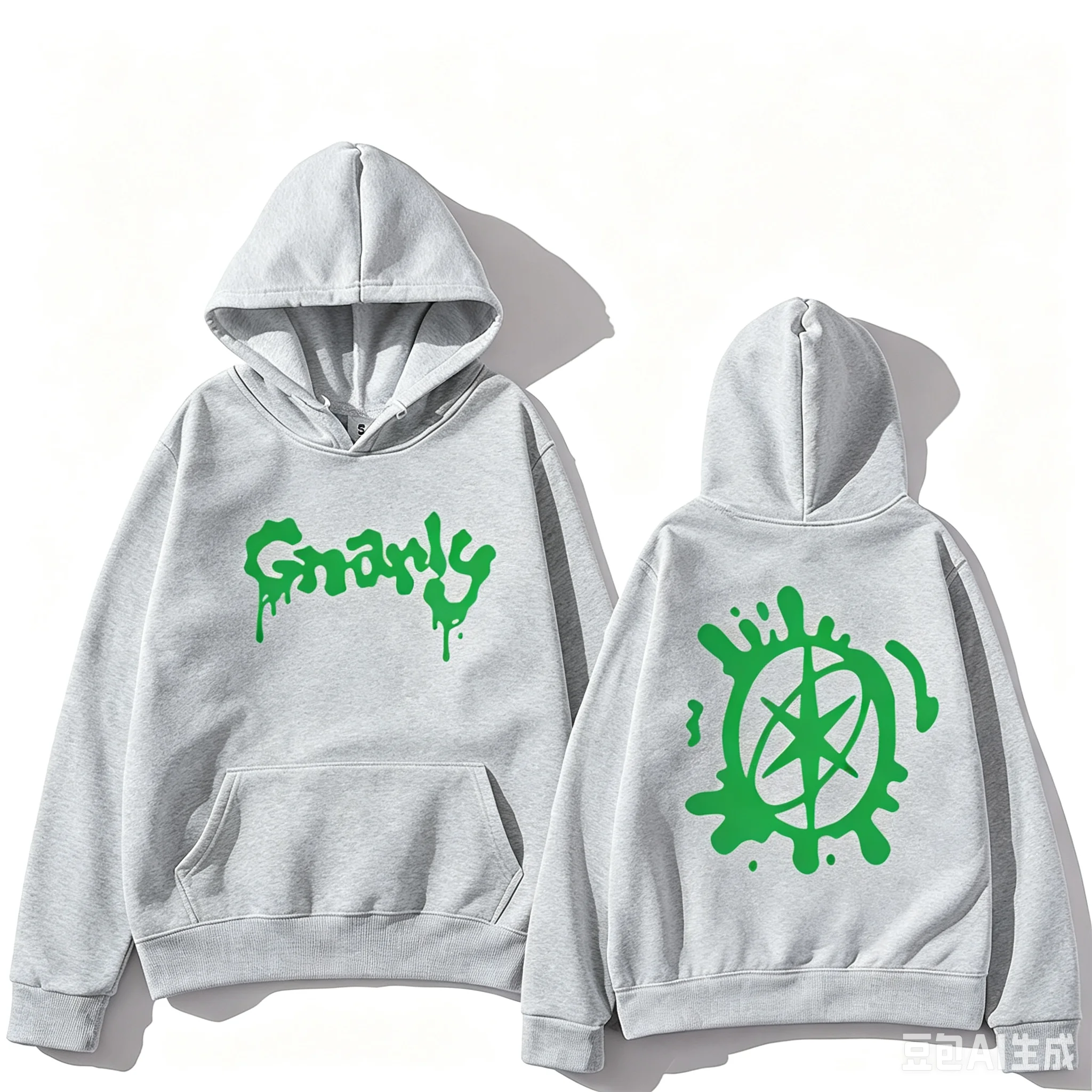 Katseye Merch Gnarly Logo Printed Hoodie Men Women Casual Oversized Hoodie Hip Hop Streetwear vintage Fleece Long Sleeve Clothes