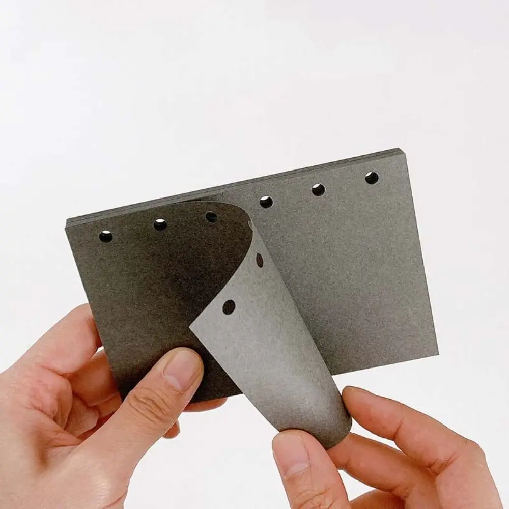 50 fogli A7 Notebook a fogli mobili Ricarica Carta Indice Pagina interna Carte Pagina separatore Carta Ricarica interna Raccoglitore Pagine di carta 6 fori