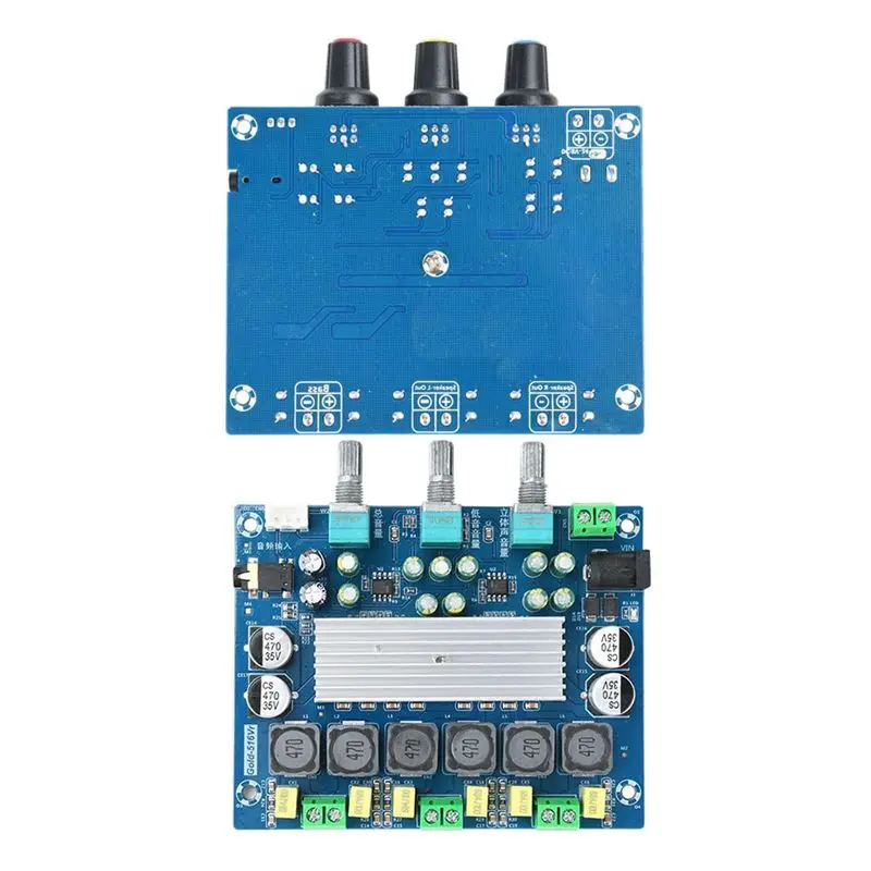[NEW A09R!】 Audio Amplifier Module TPA3116 Class D 2.1 Channel 50Wx2+ 100W Stereo Dual Channel Amplifier Board