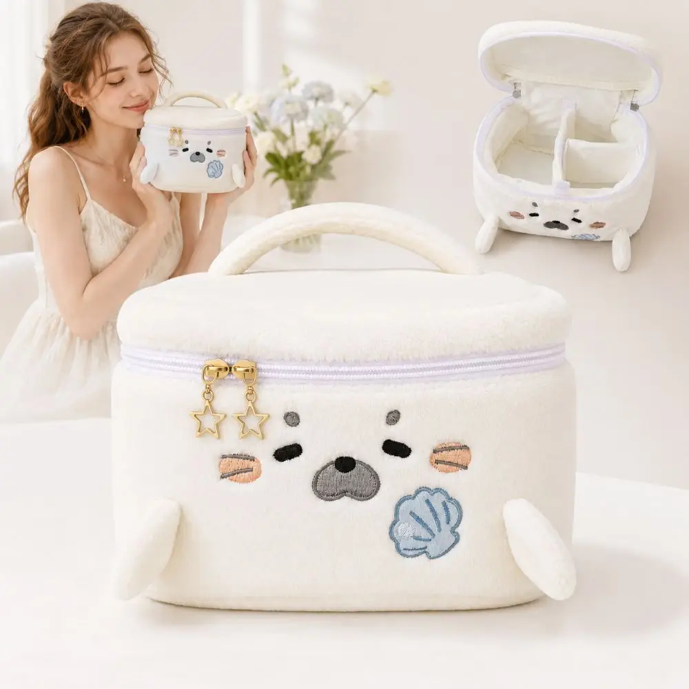 bolsa-de-maquiagem-fluffy-little-seal-bolsa-de-cosmeticos-portatil-com-padrao-bordado-bolsa-de-viagem-de-grande-capacidade-multiuso
