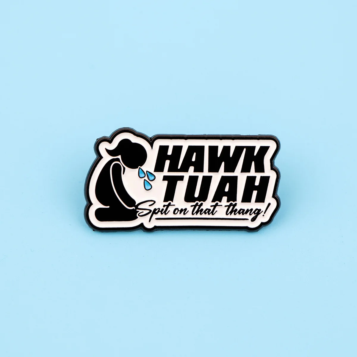 HAWK TUAH Enamel Pin Brooch for Clothes Briefcase Badges on Backpack Accessories Lapel Pins Decorative Jewelry