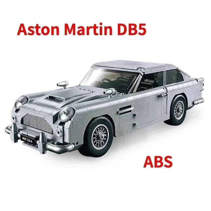 In Stock 007 James Bond Tech Car Series 1295PCS 10262 Building Blocks  Martined DB Children Model Gifts Toys Astones Classic Car