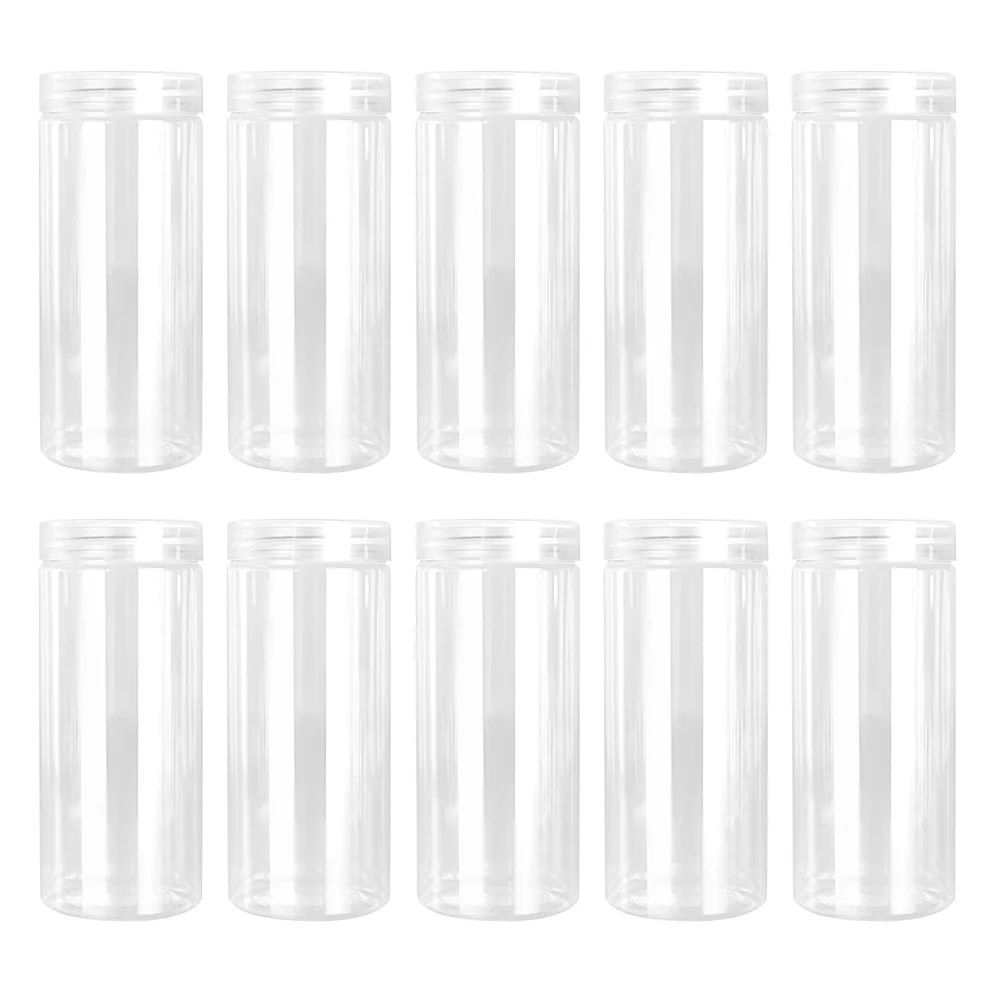 

10 Pcs Leak-proof Jar Juicing Lotion Clear Empty Storage Jars Small Travel