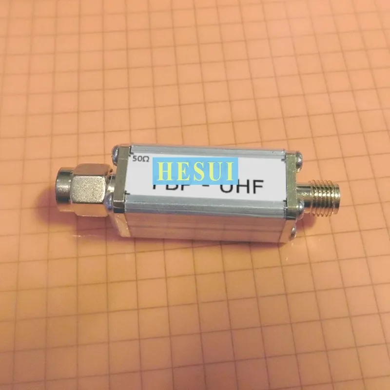 470MH-770MHz 600MHz RF BPF Filter Module TV UHF channel bandpass filter module LC discrete component SMAport CNC Al shield shell