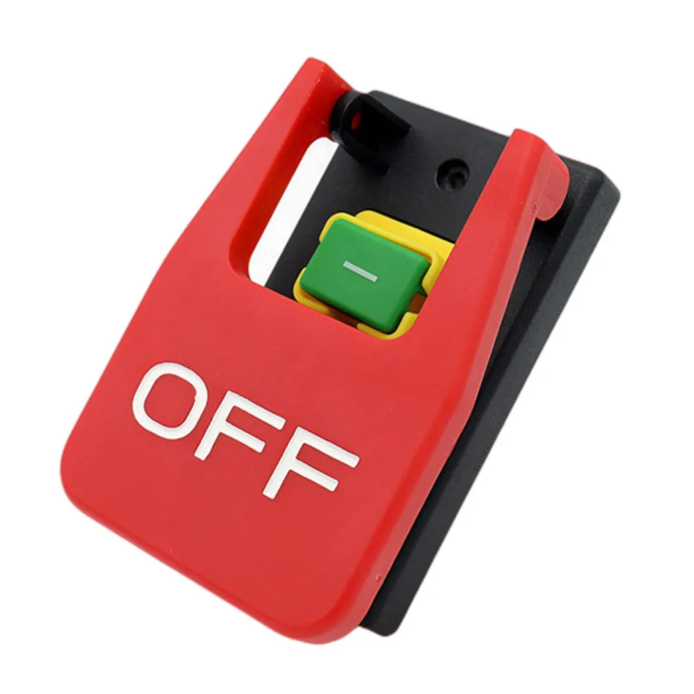 Button Switch Switch AC V A Electromagnetic Button Switch KJD17BD-16-3 Machine Tools PVC Power Tools Self-locking