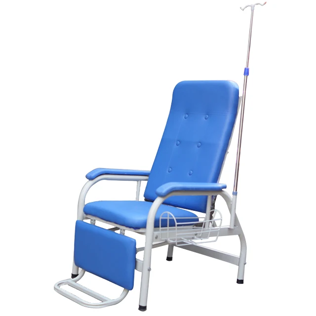 

Hot Sale Height Adjustable Medical IV Chair, Portable Hospital Recliner IV Chair