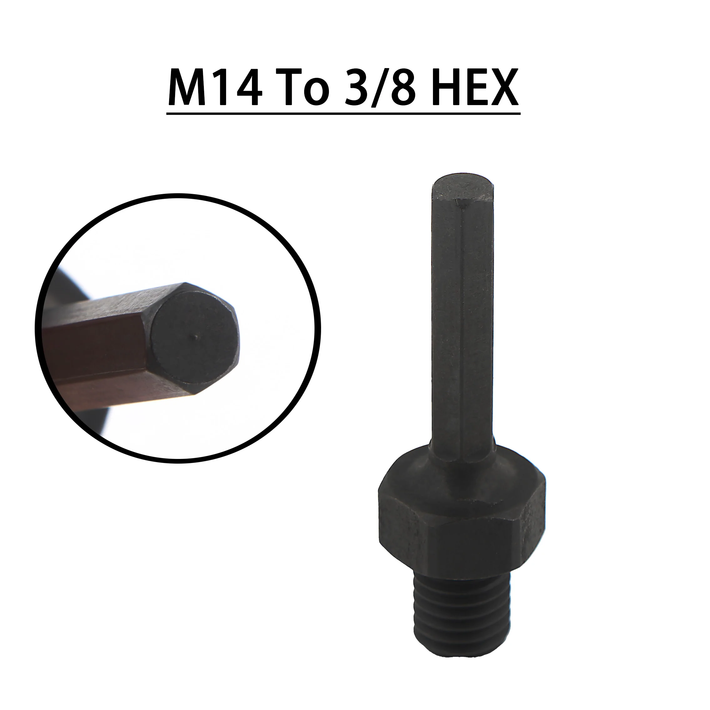 Layzen M14 Thread To 3/8 Hex SDS Plus Shank Adapt Suitable For Diamond Core Bits Hole Saw Fitted On Hammer Electric Drill
