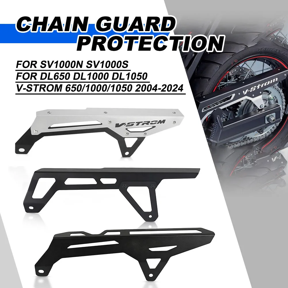 

FOR Suzuki SV1000N SV1000S FOR Suzuki DL650 DL1000 DL1050 V-Strom 650/1000/1050 2004-2024 Chain Guard Cover Sprocket Protector