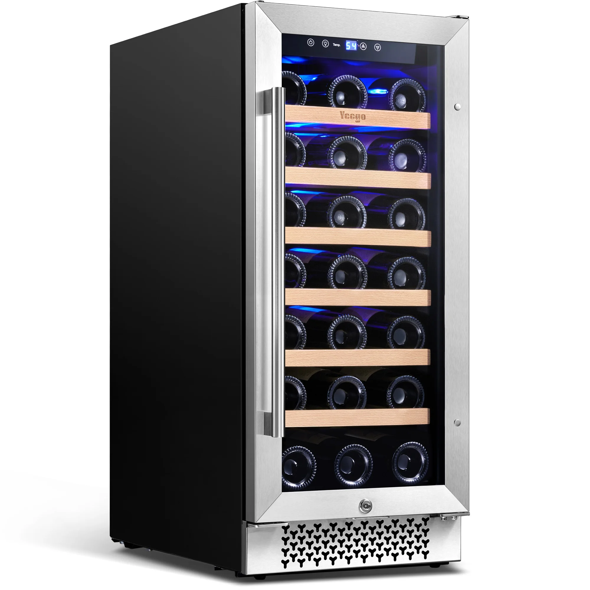 Yeego 85L Wine Refrigerator Stylish Wine Cooler Efficient Compressor Cooling with Spacious Design for Perfect Beverage Storage