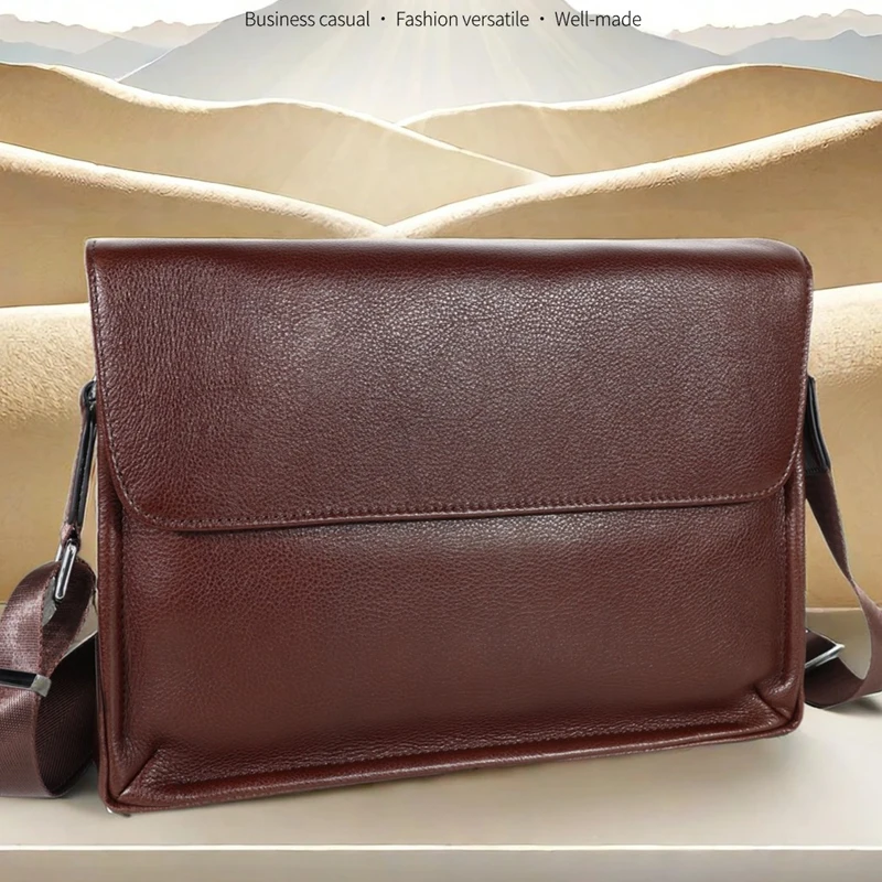 

Мужская сумка из воловьей кожи с клапаном, модная сумка для iPad, сумка для телефона, винтажная кожаная сумка через плечо, подарок для мужа, сумка 진정품 가방 정품급