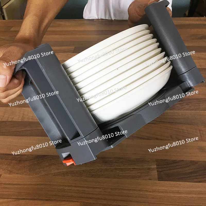 Kitchen Drawer Storage Dish Storage Rack, Cabinet Tabletop Drawer Retractable Dish Dish Plate Mobile Rack Lifter