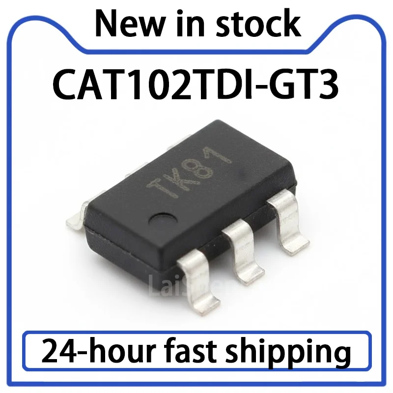 2PCS CAT102TDI-GT3 Silk Screen TK** New Package SOT-23-5 Voltage Reference Chip Stock