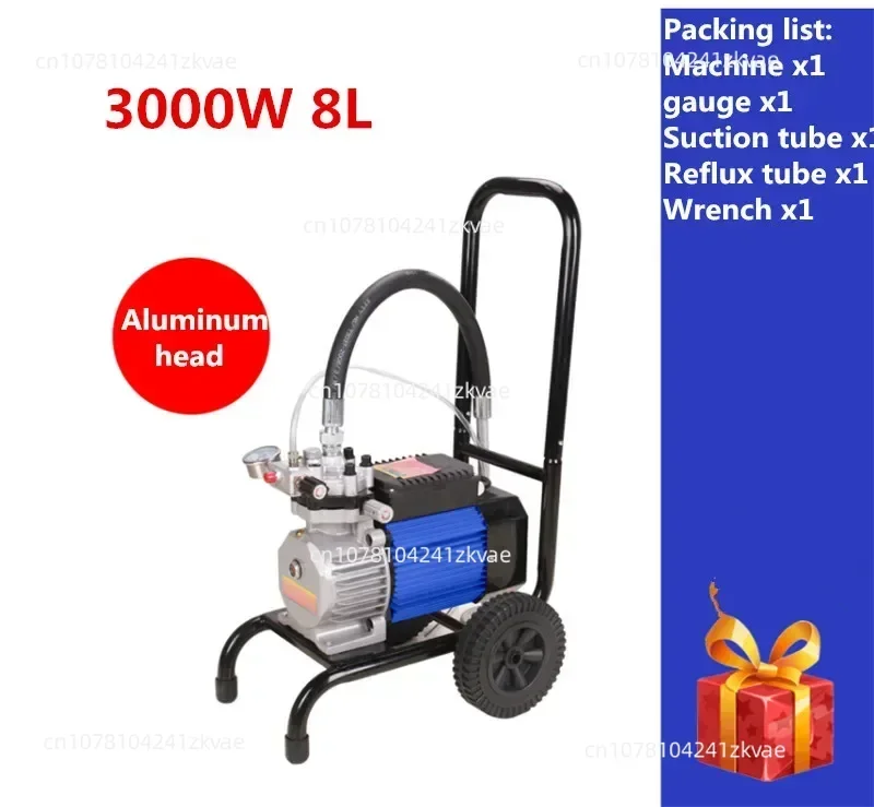 3000W/4000W/4800W High-pressure Airless Spraying Machine Professional Airless Spray Gun Painting Machine Tool Single/double Gun