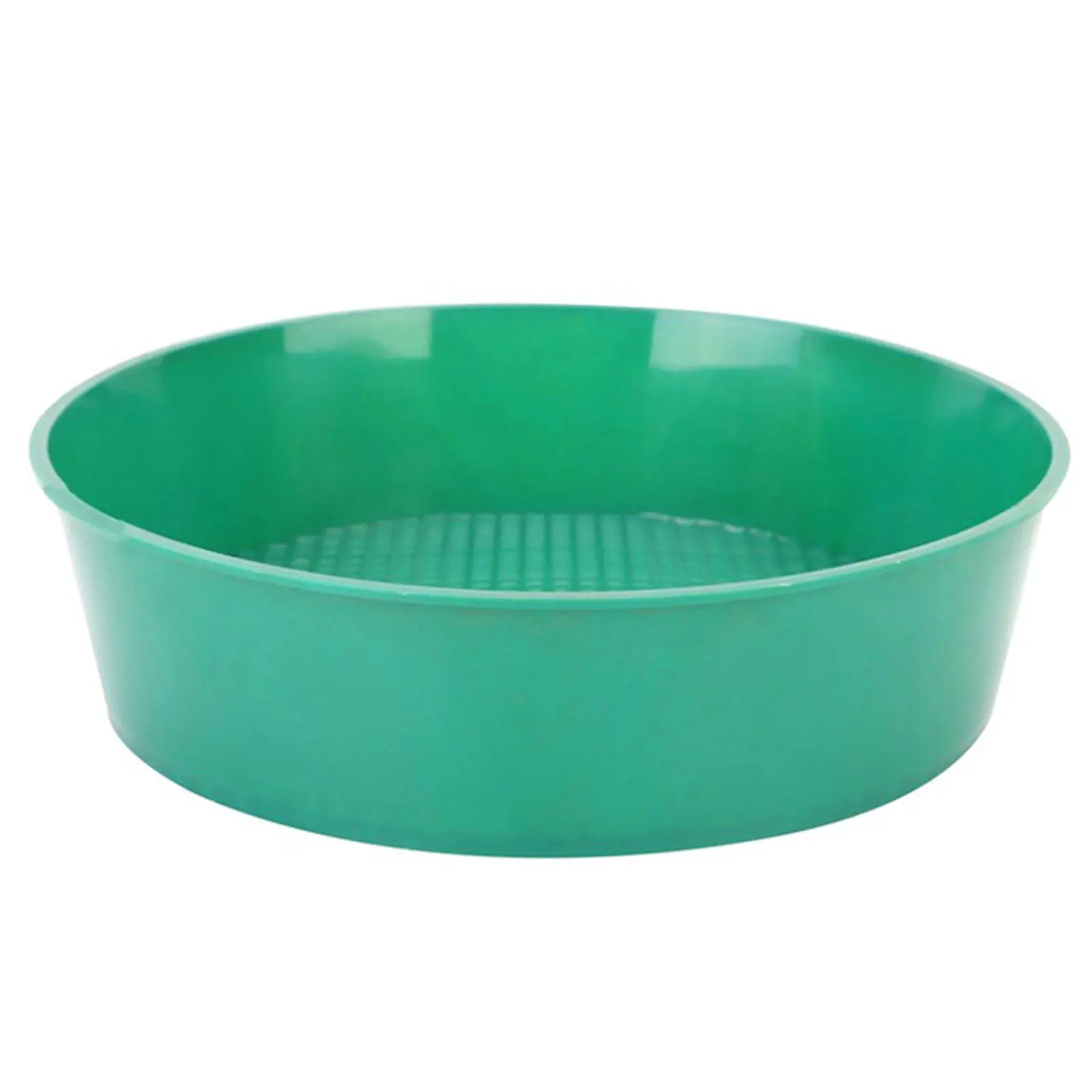 Portable Plastic Soil Sifting Tool Garden Mesh Sieve Round Soil Strainer for Sand Stones Rock Filtering Supplies