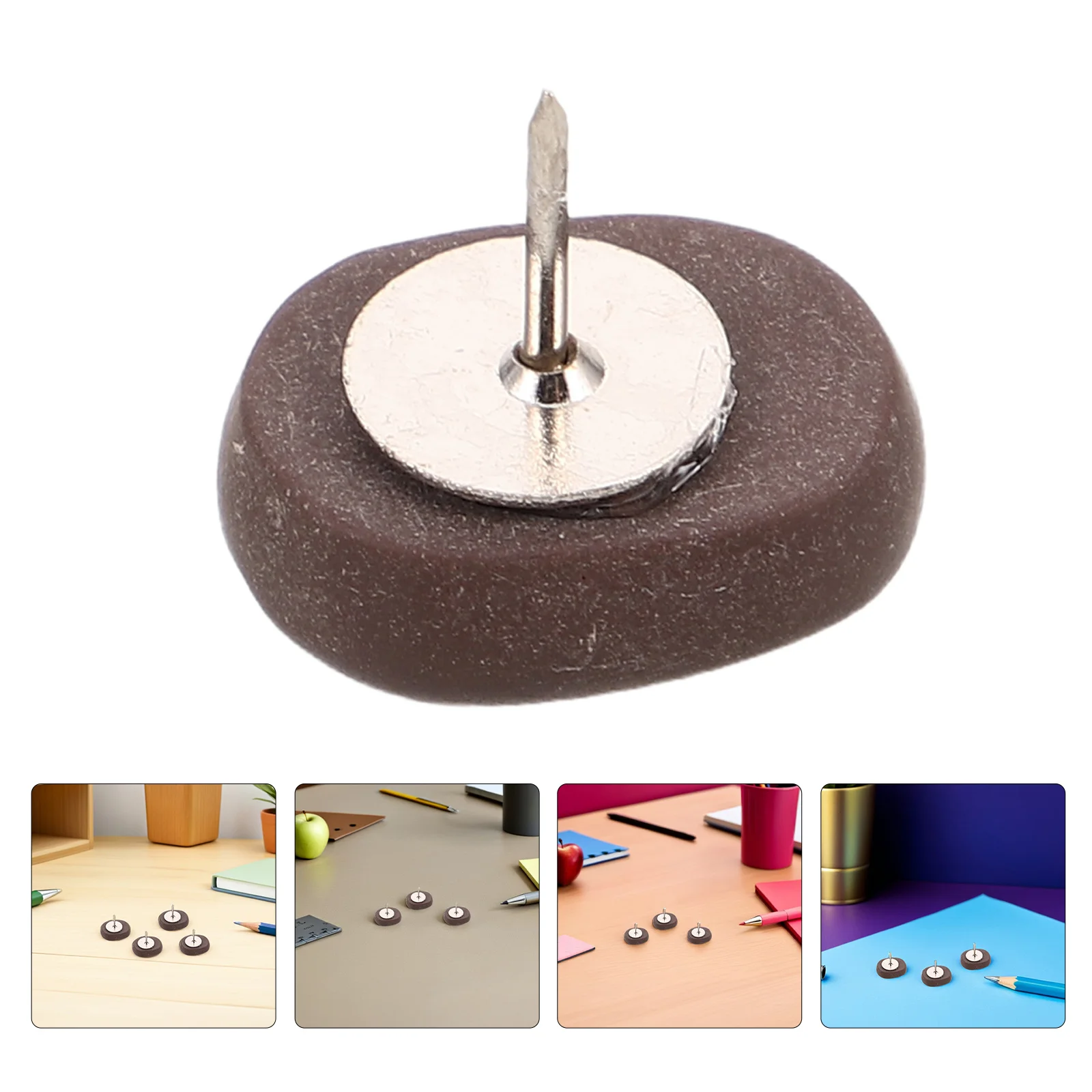 

40Pcs Coffee Themed Push Pins Resin Made Novelty Thumbtacks for Wall Display Photo Gallery Corkboard Organizer School Supplies