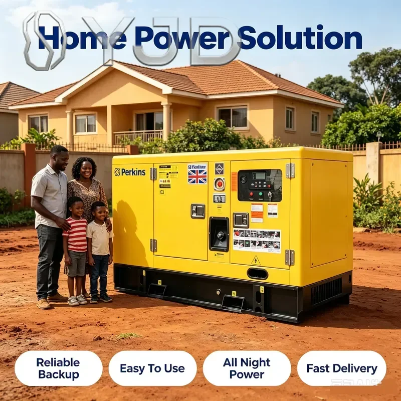 Silent Generator 15kva 20kva 30kva 50kva 60kva Generator ATS Option Available