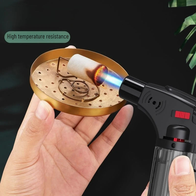 

New Metal Spray Gun Moxibustion Windproof Lighter Inflatable Welding Gun Spray Gun Cigar Scented Moxa Strip Ignition Magic Props