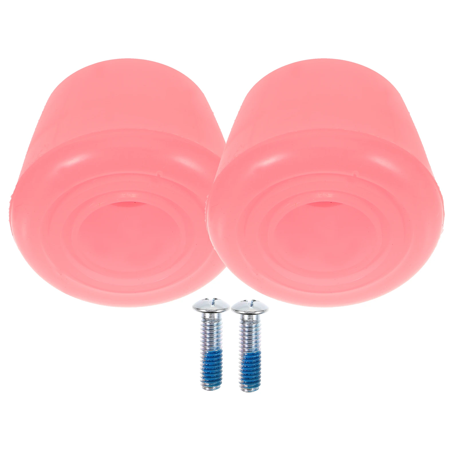 

1 set Roller Skate Toe Stoppers PU Material Large Surface Comfortable No Marks Effective Braking Noise Reduction Replacement