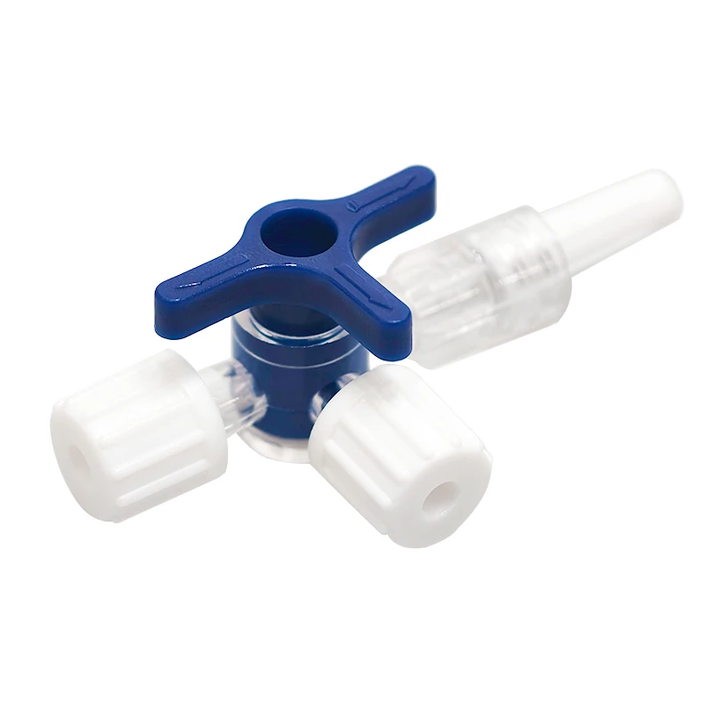 20/50pcs 3-Way Stopcock With Male Lock Adapter Individually Packed Sterile 3 Way Stopcock Flexiable T-Connector Extension Tube