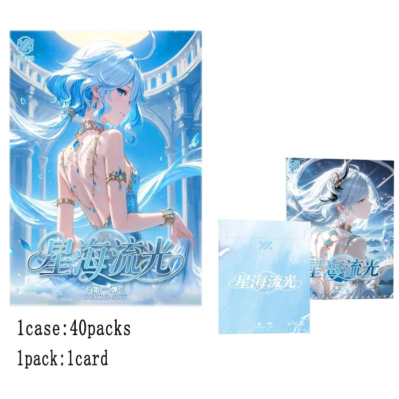 

Wholesales Goddess Story Collection Card Wave 1 A4 acrylic color paper Girls Cards Various Processes Equisite Playing Game Cards