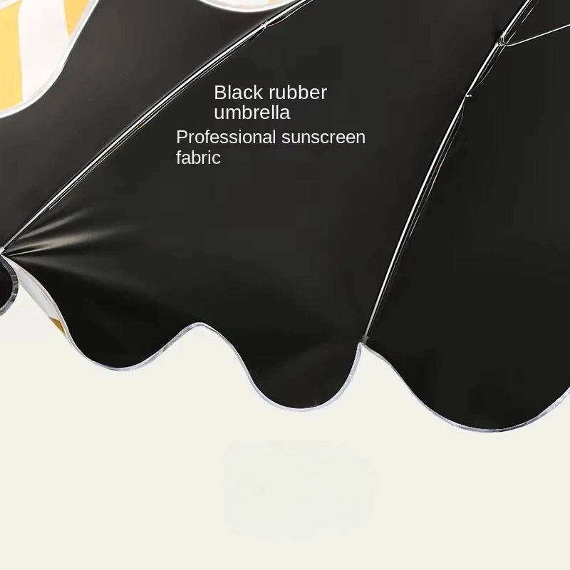 Designer Modern Style Sun Umbrella Big Beach Camping Courtyard Sunshade for Home Stay Stall Advertising