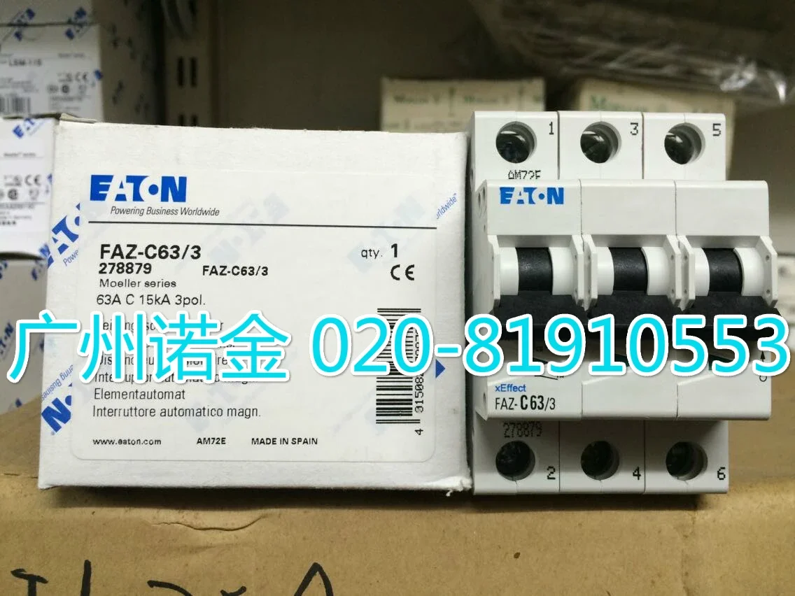 EATON   FAZ-C63/3  100%  new and original