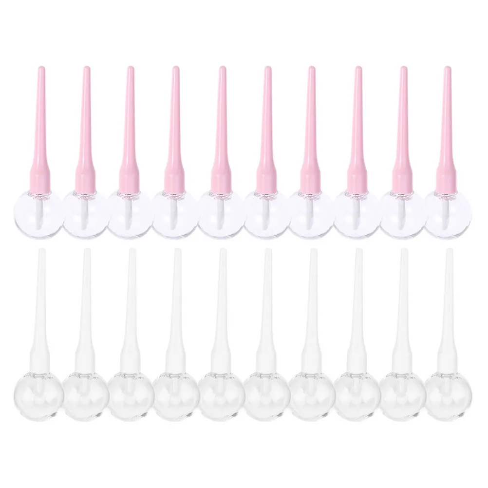 20pcs 8Ml Gloss Tubes Lollipop Shape Empty For Diy Makeup Portable Travel Small Lipstick Containers Gift Lip Oil Bottle Holder