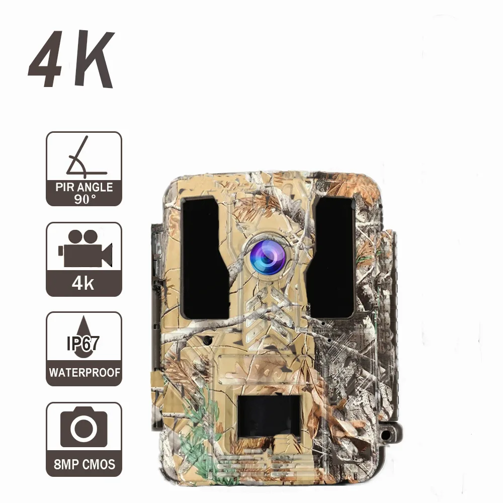 

BST880-4k Outdoor Hunting Trail Camera Trigger Time 0.2s-0.6s Time 120 Degrees Photo Traps Night Vision Wildlife Scouting Photo