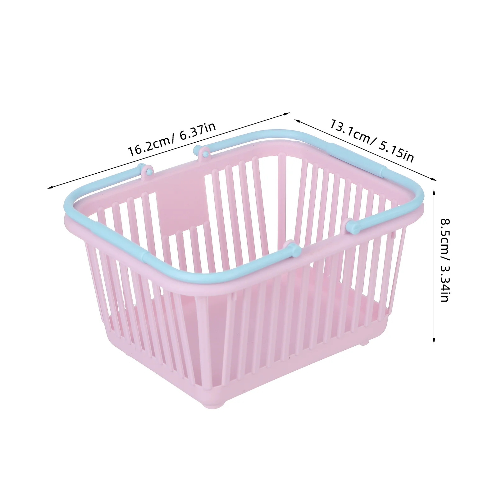 3 قطع من سلة البقالة للأطفال، حاوية تسوق صغيرة صغيرة، سلة تسوق للعب الأدوار للأولاد والبنات والأطفال الصغار #2