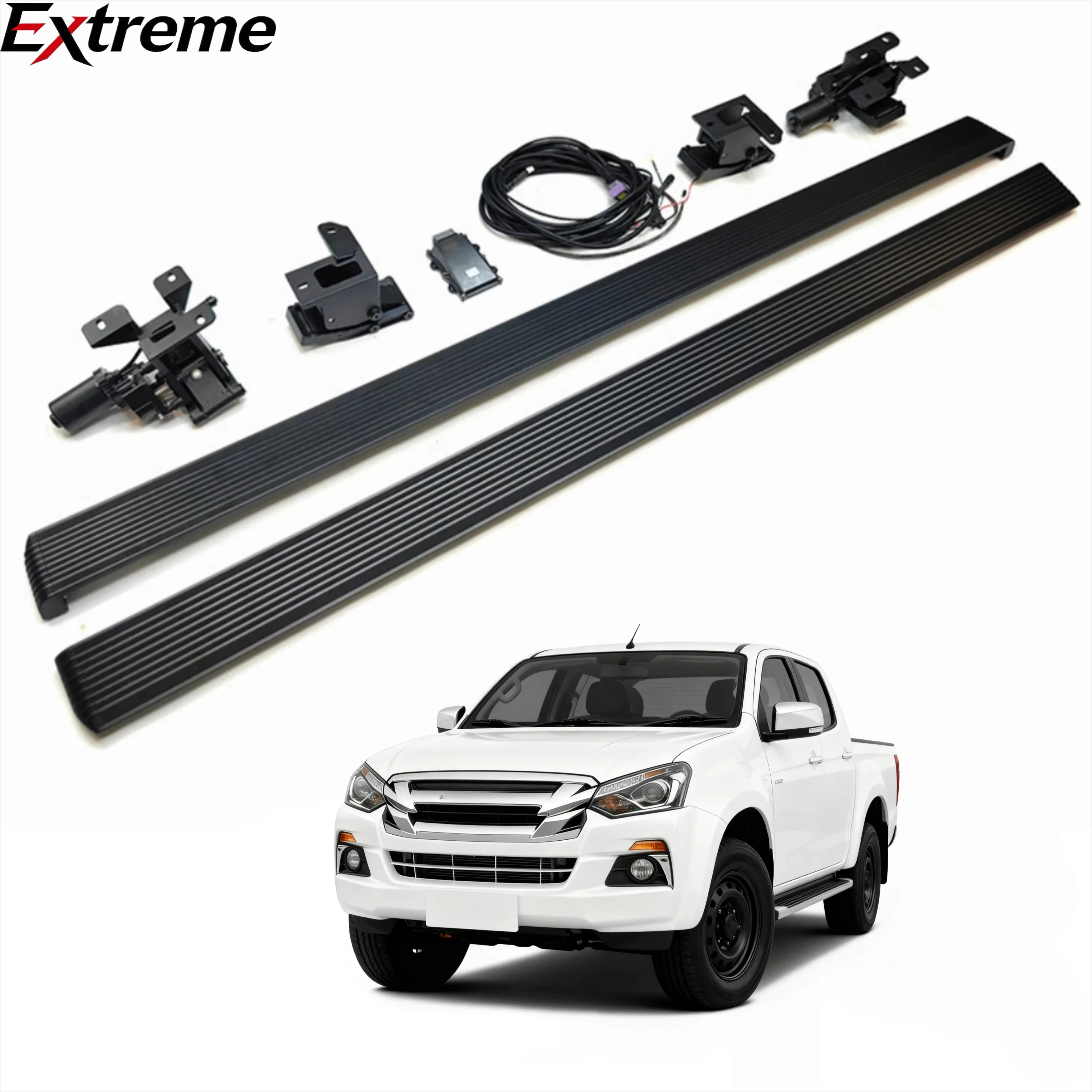 EXTREME Power Running Boards for ISUZU D-MAX 2013-2025 Aluminum Alloy Electric Side Steps OEM/ODM