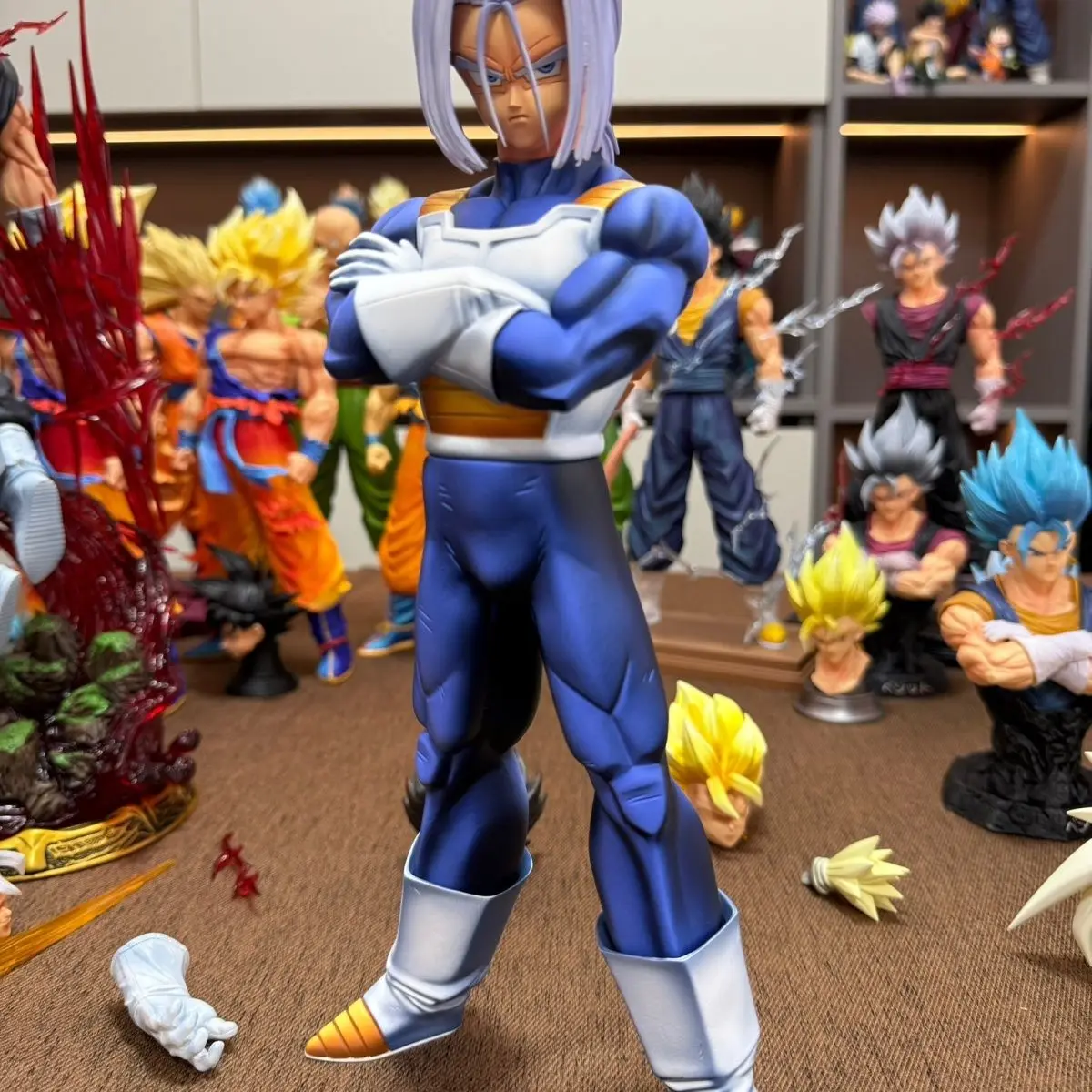 

30 см Dragon Ball Super Saiyan плавки фигурка двойное лицо сменная экшн-кукла для украшения стола Коллекционная игрушка детский подарок