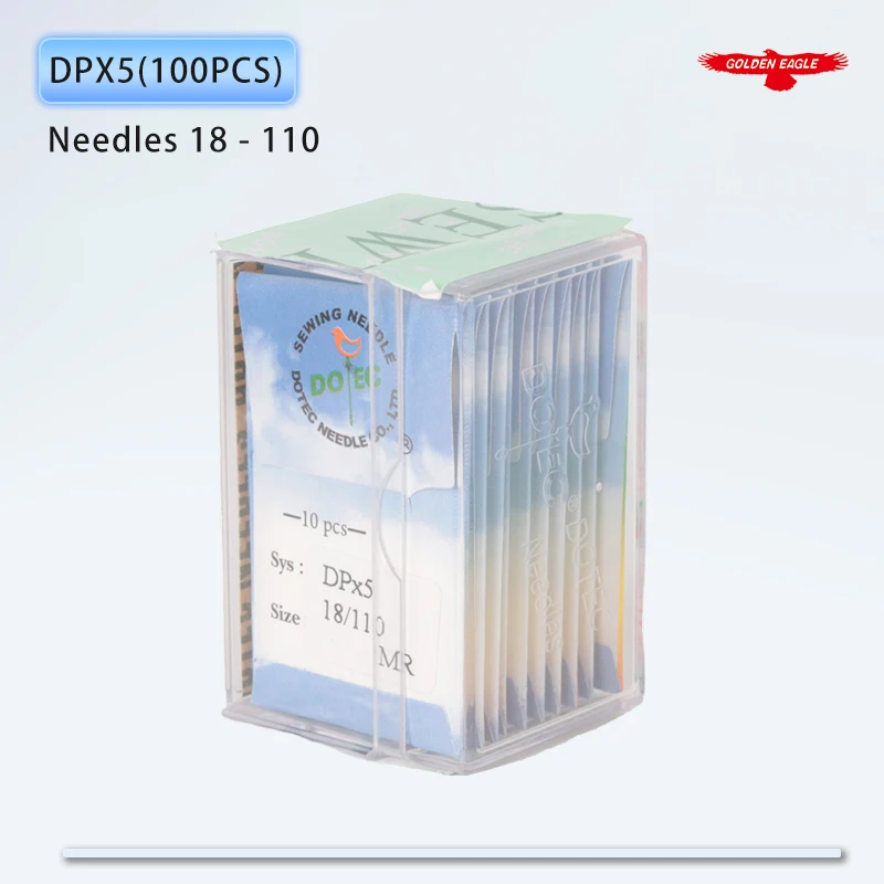 

(100PCS) Dotec DPX5MR Needles For Industrial Long-Arm Quilting Machine 134MR 1955MR