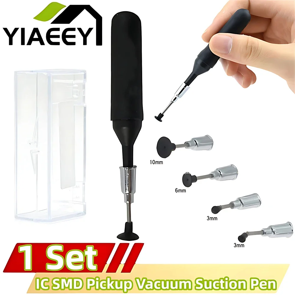 Anti-static Mini SMT SMD IC Chip BGA Vacuum Pump Suction Pen Vacuum Picker Soldering Handtool for Bga Rework Machine Handi-VA