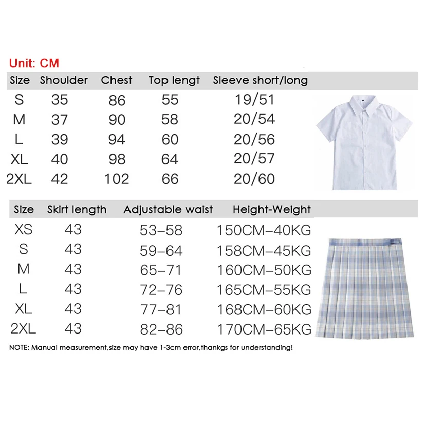 [Ice Cream] Japanese Girl Summer Blue Plaid High Waist Pleated Skirts Plaid Skirts Women Dress For JK School Uniform Students