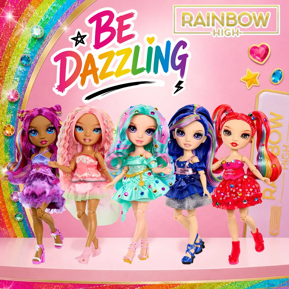 bambole-originali-rainbow-high-serie-be-dazzling-strumento-per-applicare-strass-e-diamanti-bambola-articolata-alla-moda-giocattolo-per-bambini