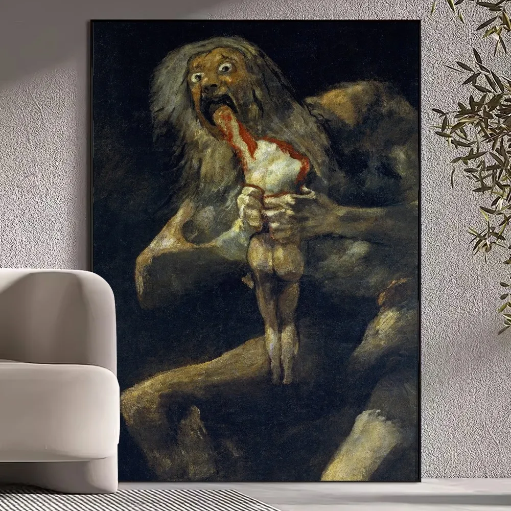 Francisco Goya Famous Painting Poster Prints Wall Pictures Living Room Home Decoration