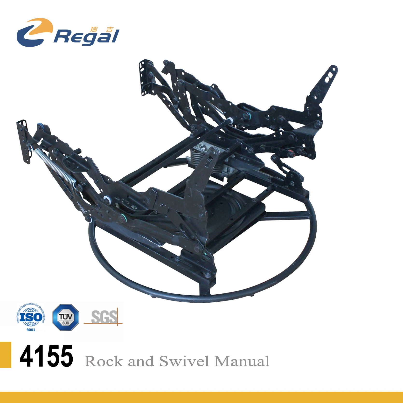 

REGAL 4153S Sofa Chair Rocker With Swivel Mechanism Manual Lift Recliner Mechanism Sofa HeadRest Recliner Mechanism Parts