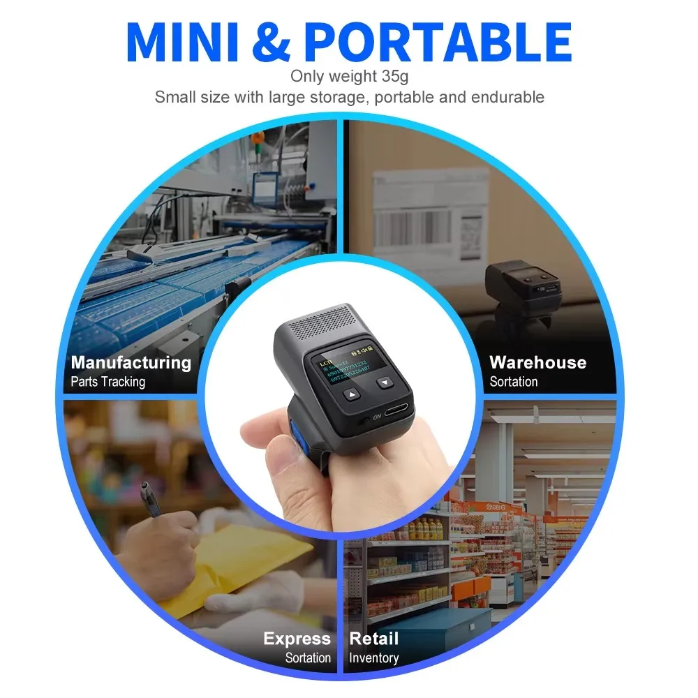 Встроенный USB-сканер штрих-кода Сверхнадцатый двигатель QR-сканирования 1D2D с металлической крышкой, фиксированное крепление промышленного класса