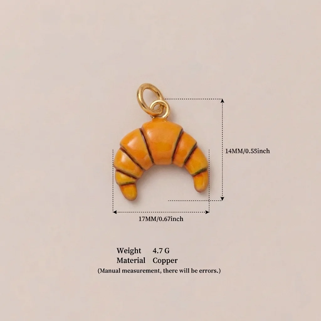 Einfacher und süßer Stil, beliebte DIY-Anhänger-Charms für Schmuck: Erdbeere, Ananas, Wolke, Liebe, Pilz. – Detail 4