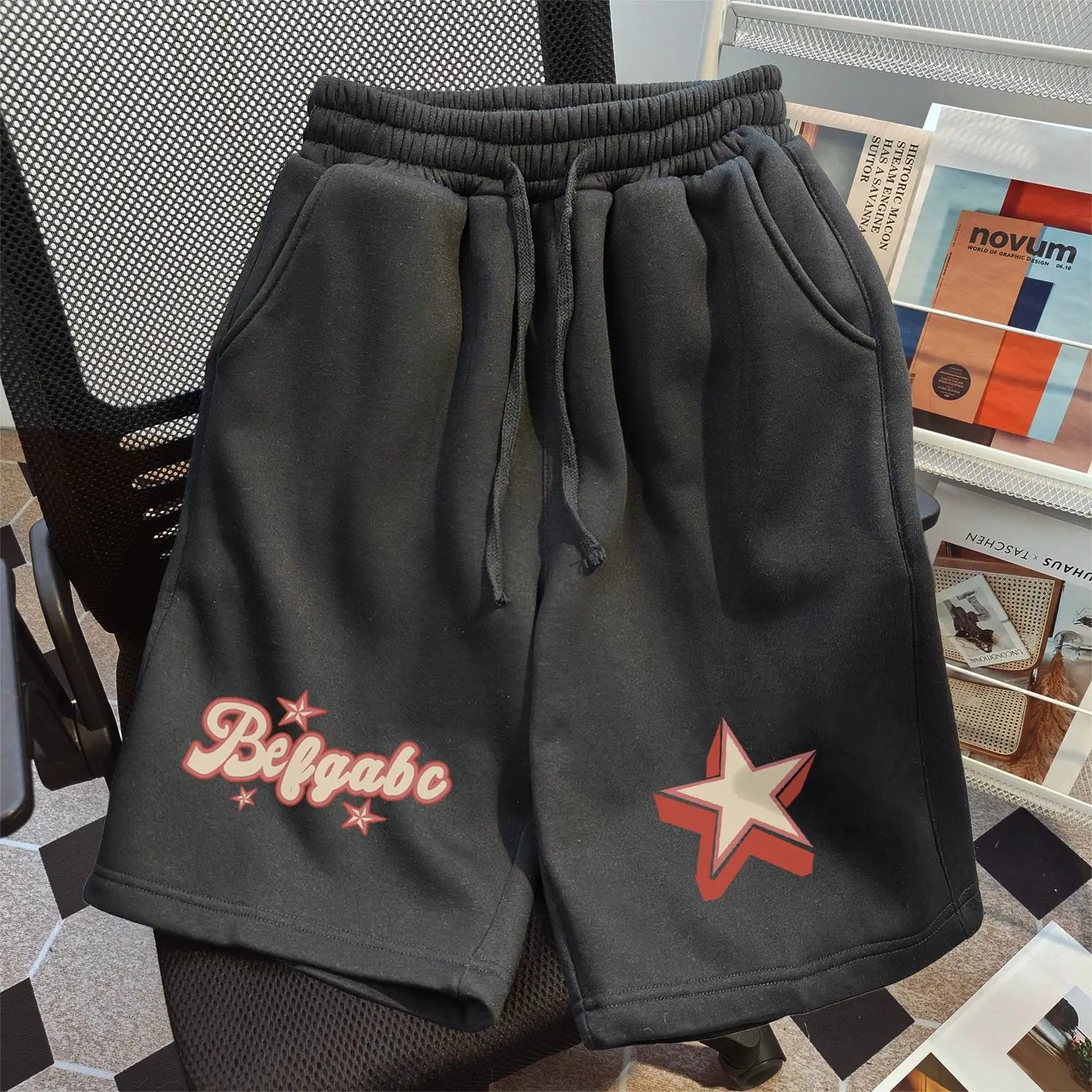 

100_Pure Cotton Shorts Men Loose Plush Size 5 Minutes Pants Handsome Youth Sports Pants Summer Thin Beach Shorts