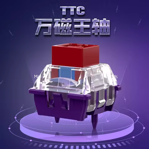 TTC Magneto Switch King of Magnetic Switch Linear For Custom Magnetic Mechanical Keyboard E-Sports Gaming 35g 100m 3.5mm