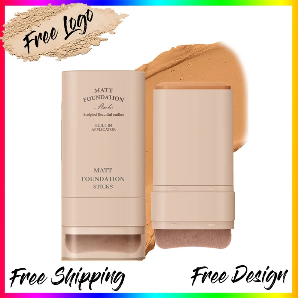 

Custom Logo Eraser Foundation Stick Hydrating Lightweight Concealing Liquid Foundation Private Label