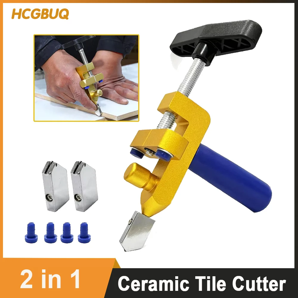 Cortador de cerámica, rompecabezas de azulejos de vidrio, rueda de cuchillo, máquina de rodillo de diamante, abridor, herramientas de mano de corte, accesorios con boquillas